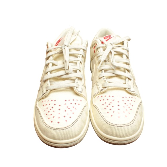 NIKE Men Size US10.5 Dunk Low Se Denim Orewood Sneakers Ivory Dv0834 Retro - Picture 4 of 14